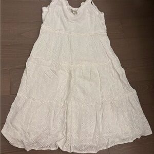 White Eyelet Dress